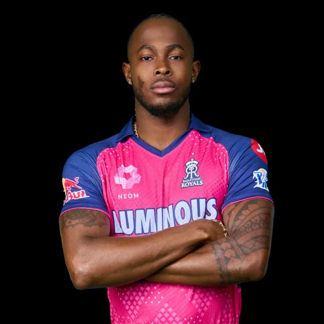 Jofra Archer in action for RR