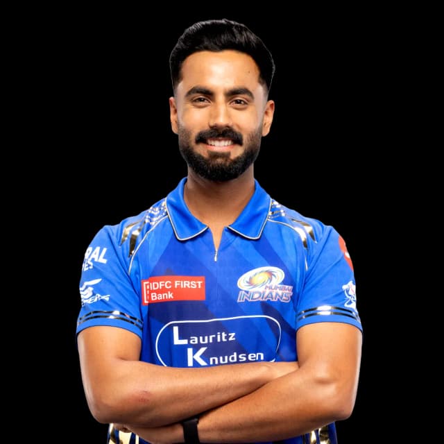 Naman Dhir in action for MI