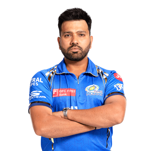 Rohit Sharma in action for MI