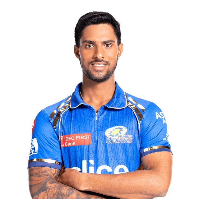 Tilak Varma in action for MI