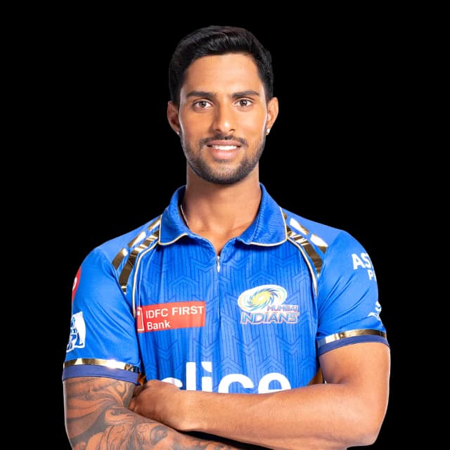 Tilak Varma in action for MI