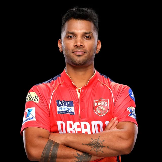 Vishnu Vinod in action for PBKS