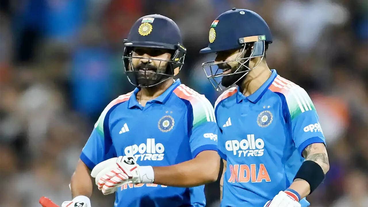 Kohli and Rohit Sharma Set to Break Tendulkar-Dravid Record for Most Indian International Appearances Together image
