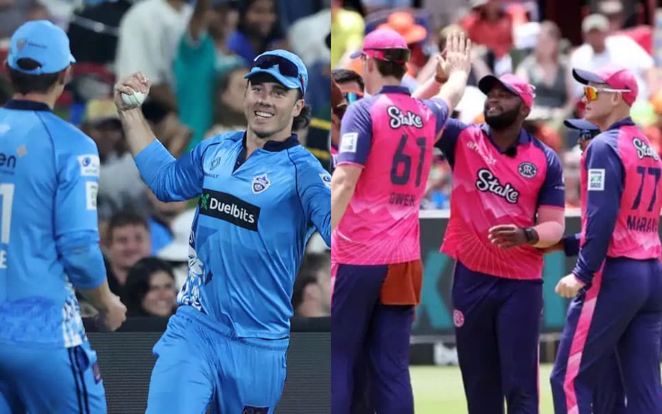 Mumbai Indians' Sherfane Rutherford and DC's Lungi Ngidi Power Pretoria Capitals to SA20 Summit