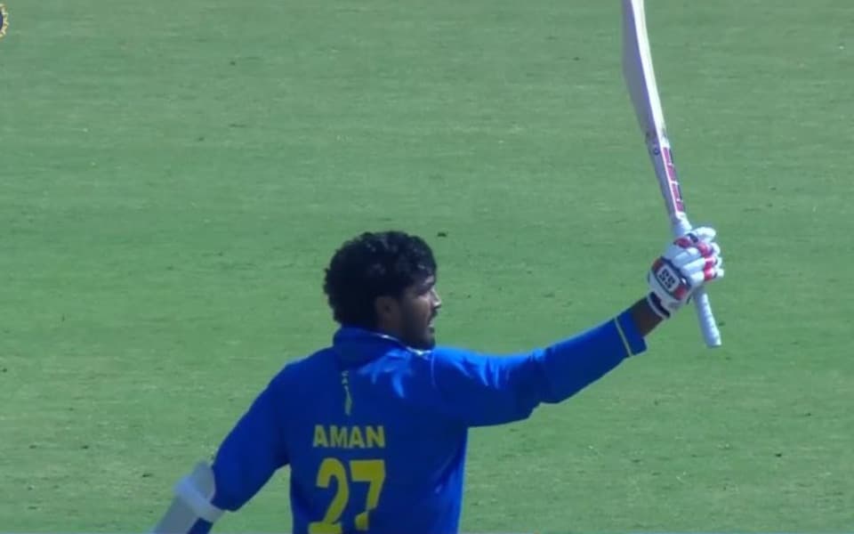 Rajasthan Royals Recruit Aman Rao Joins Tendulkar, Rohit in Elite List with Vijay Hazare Double Century